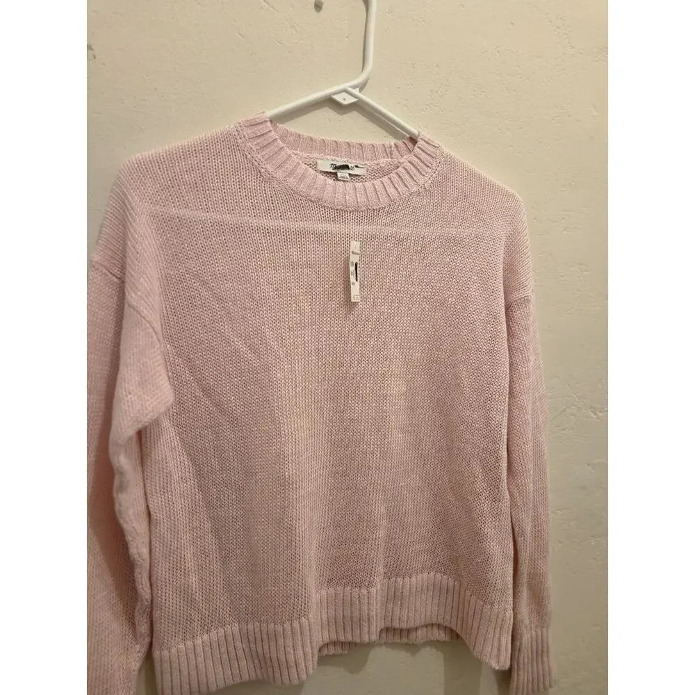 Madewell Pink Sweater NWT Size XXS - Brand New with Tags - Picture 4 of 6